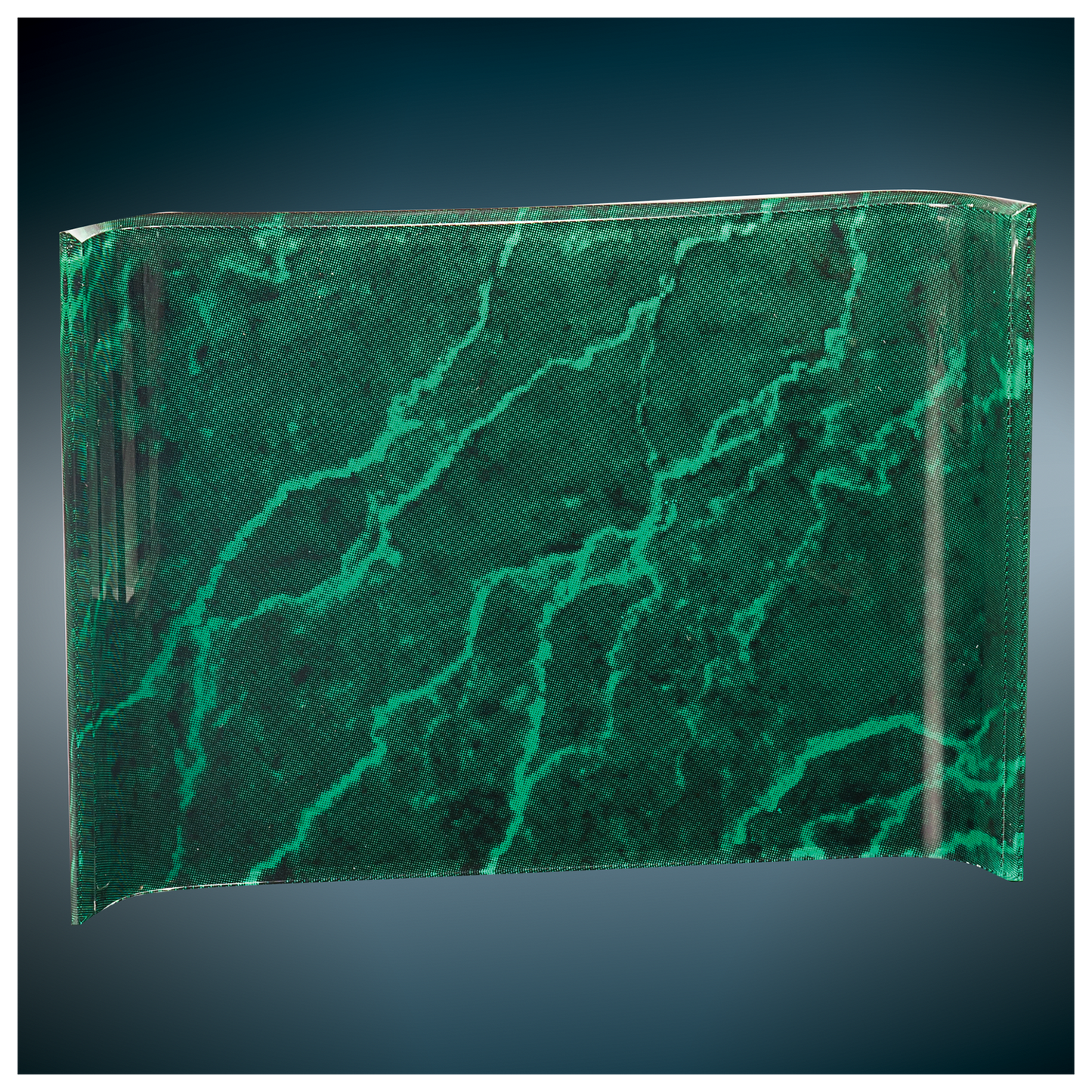 Premio Cresent de acrílico marmoleado personalizado de 10" x 7"