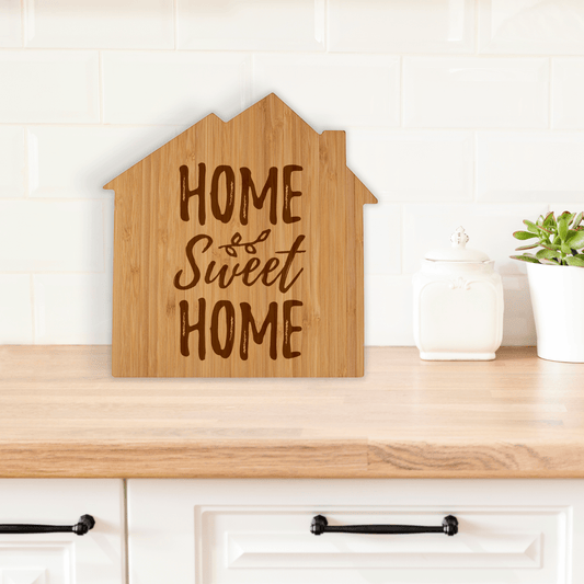 Custom Engraved 10" x 10" Cutting Board for Realtors or Housewarming Gift