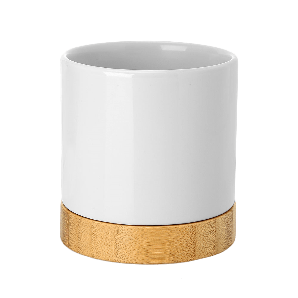 Custom Full Color 4" Ceramic Planter