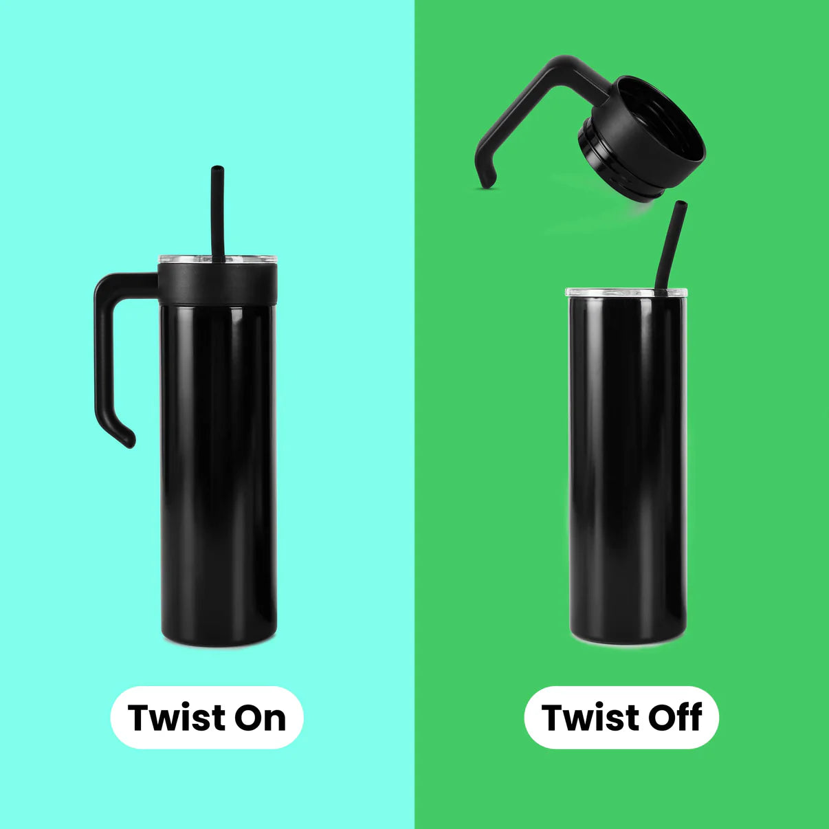 Vaso delgado premium personalizado de 20 oz