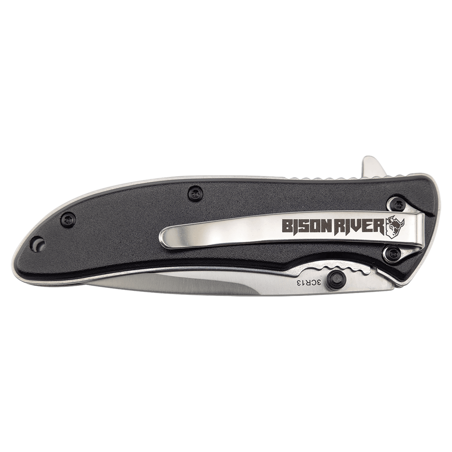 Add your Text to this Bison River 4 1/4" Everyday Carry Knife (EDC)