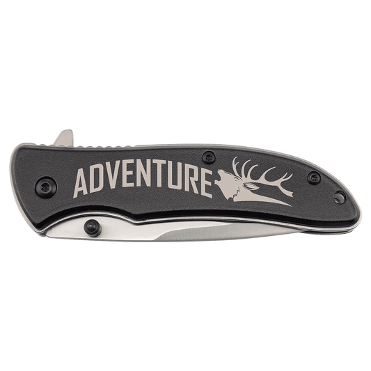 Add your Text to this Bison River 4 1/4" Everyday Carry Knife (EDC)