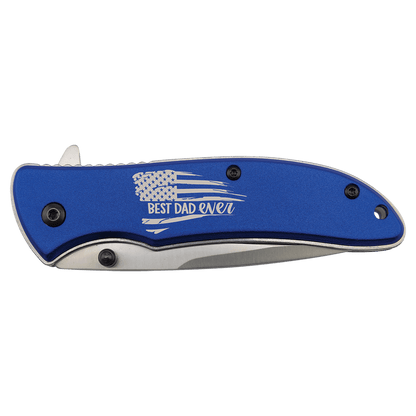 Agregue su texto a este cuchillo de uso diario Bison River de 4 1/4" (EDC)