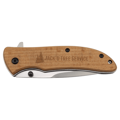 Agregue su texto a este cuchillo de uso diario Bison River de 4 1/4" (EDC)