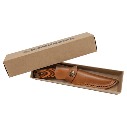 Customized for You Bison River 7 3/4" Stainless Steel fixed Blade Knife with Sheath
