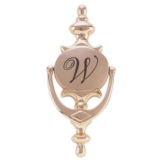 Customized Real Brass Door Knocker 3 1/8" x 8" Oval Style