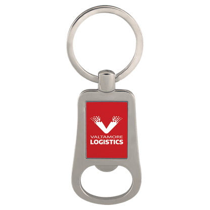 Llavero abridor de botellas personalizado de 2 1/8"