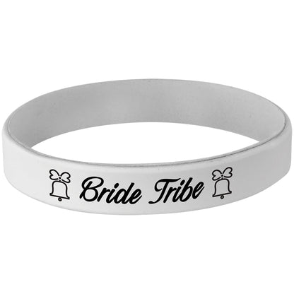 Pulsera de silicona personalizada disponible en tamaños pequeño y grande.