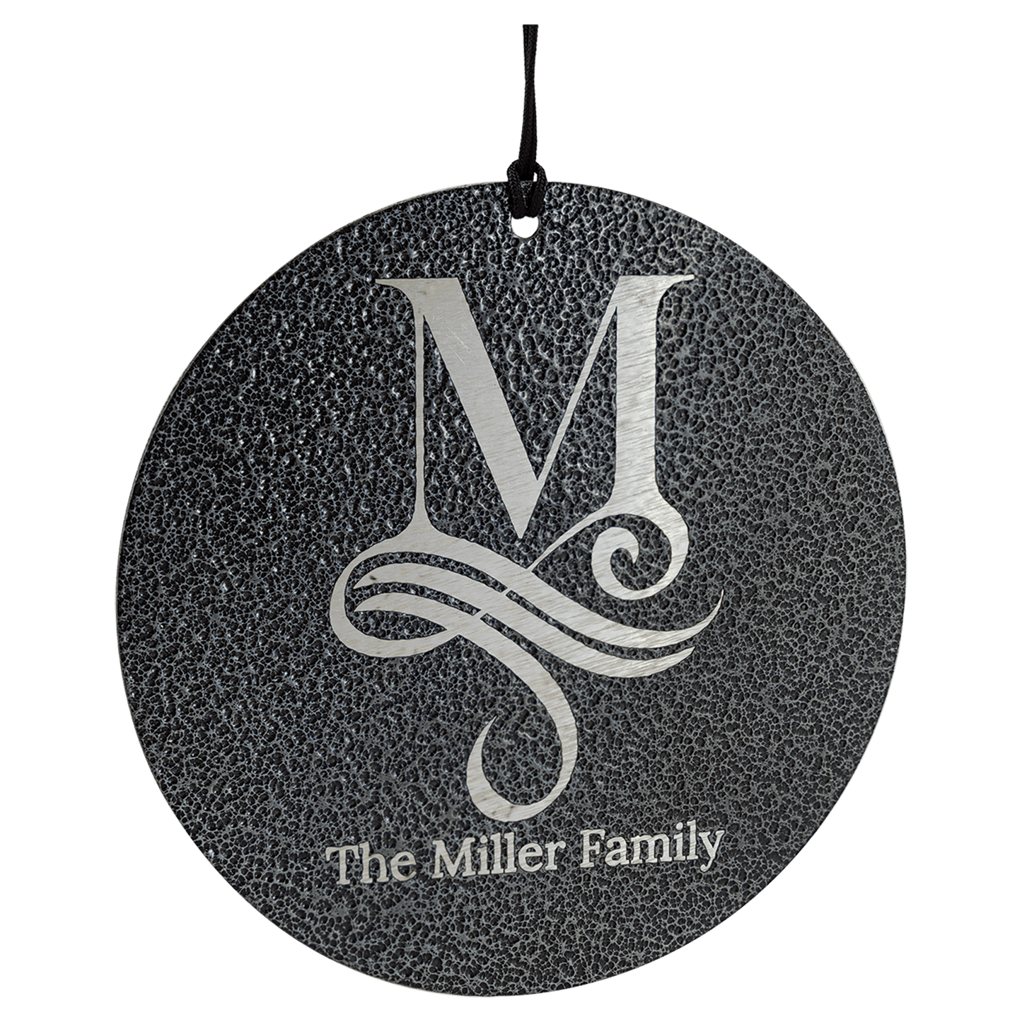 Customized 30" Black Powder Coated Aluminum Wind Chime