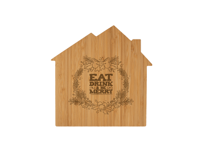 Custom Engraved 10" x 10" Cutting Board for Realtors or Housewarming Gift