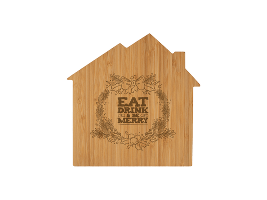 Custom Engraved 10" x 10" Cutting Board for Realtors or Housewarming Gift