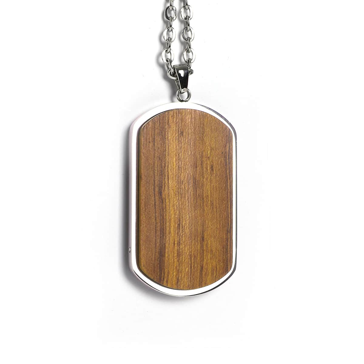 Customizable Wood Pendant Necklace