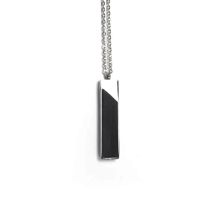 Collar colgante de madera personalizable