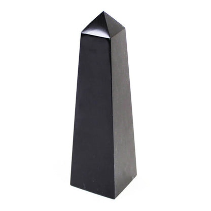 Custom Engraved Black Marble Pinnacle Award 8''