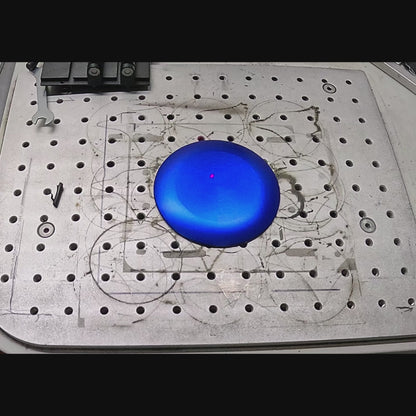 Blue Custom Metal Disc Golf Mini Marker