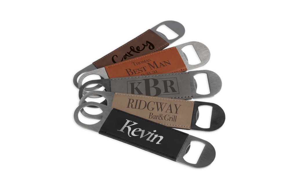 Custom Engraved Bottle Opener 1.6" x 7"  in 5 Colors